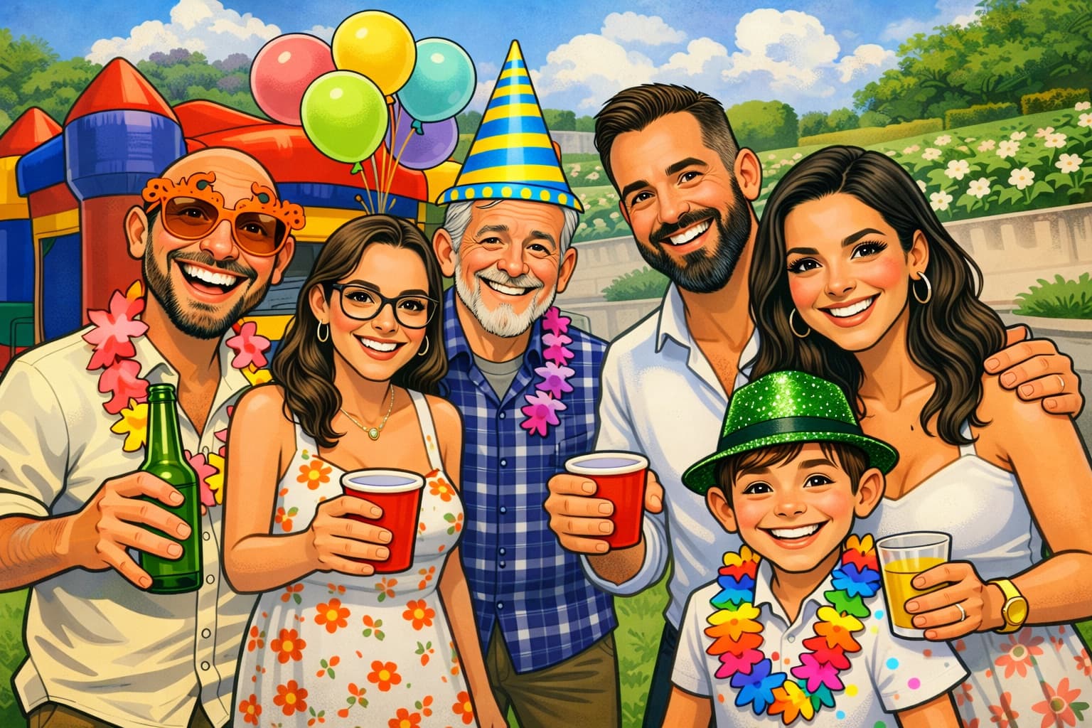 The Heavenly Giggles family